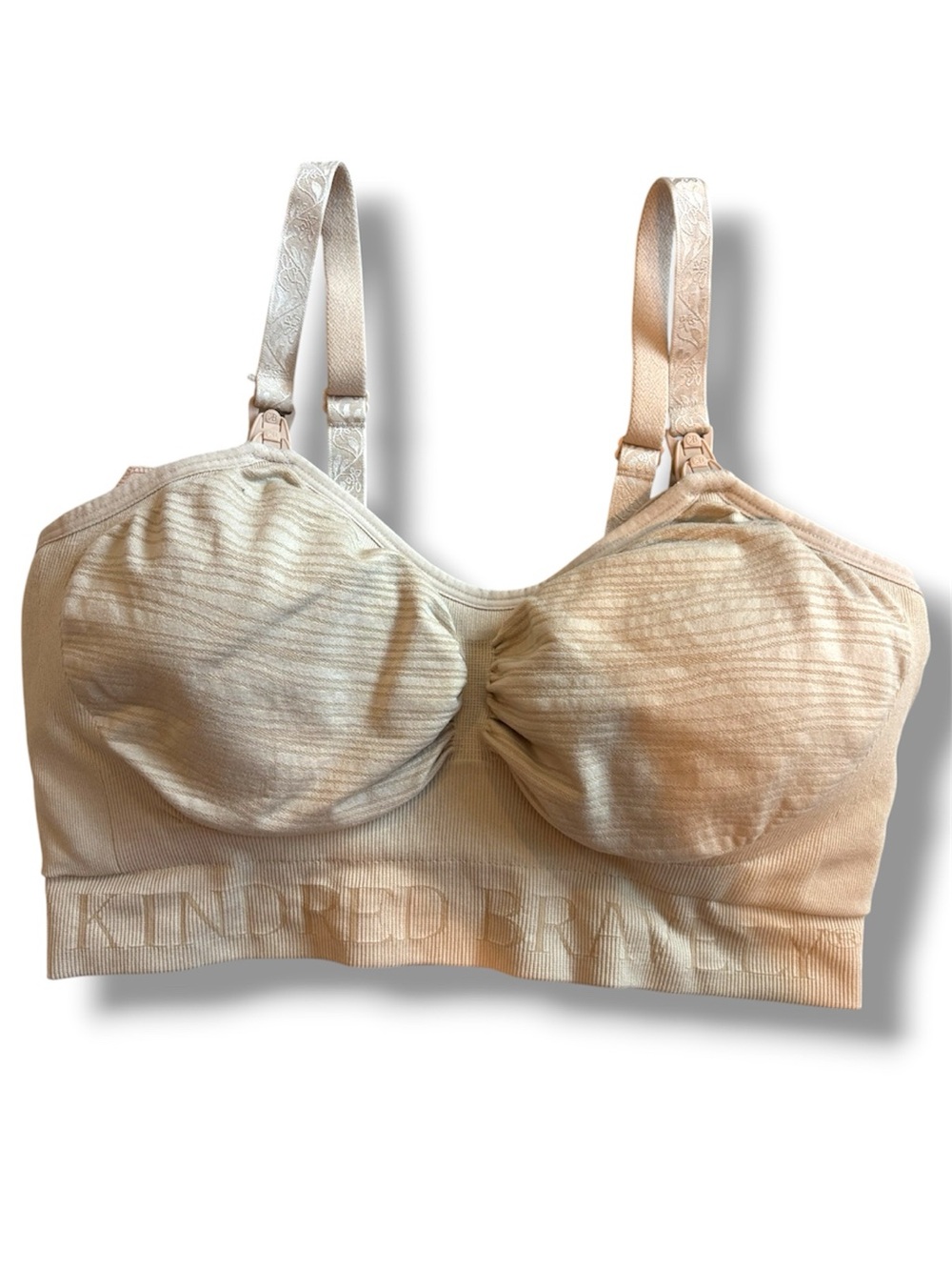 Kindred Bravely Beige Sublime Hands-Free Pumping Nursing Bra M